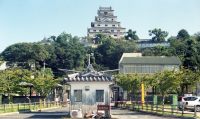 東城内駐車場から見る唐津城